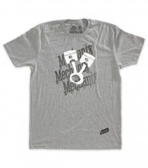 Mechanix V8 T-Shirt Heathered Grey Grey | DYBE3084