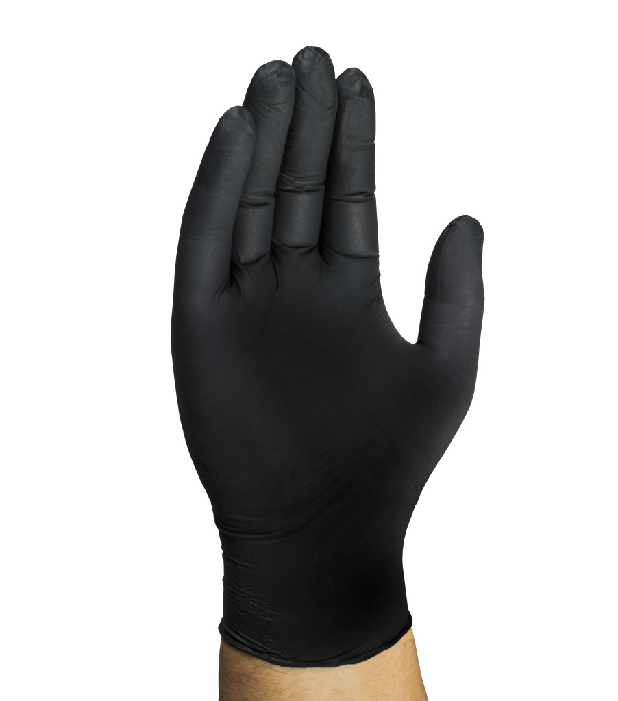 Mechanix 5 Mil Heavy Duty Black Nitrile Gloves (Pack of 100) Black | ZQLQ8018