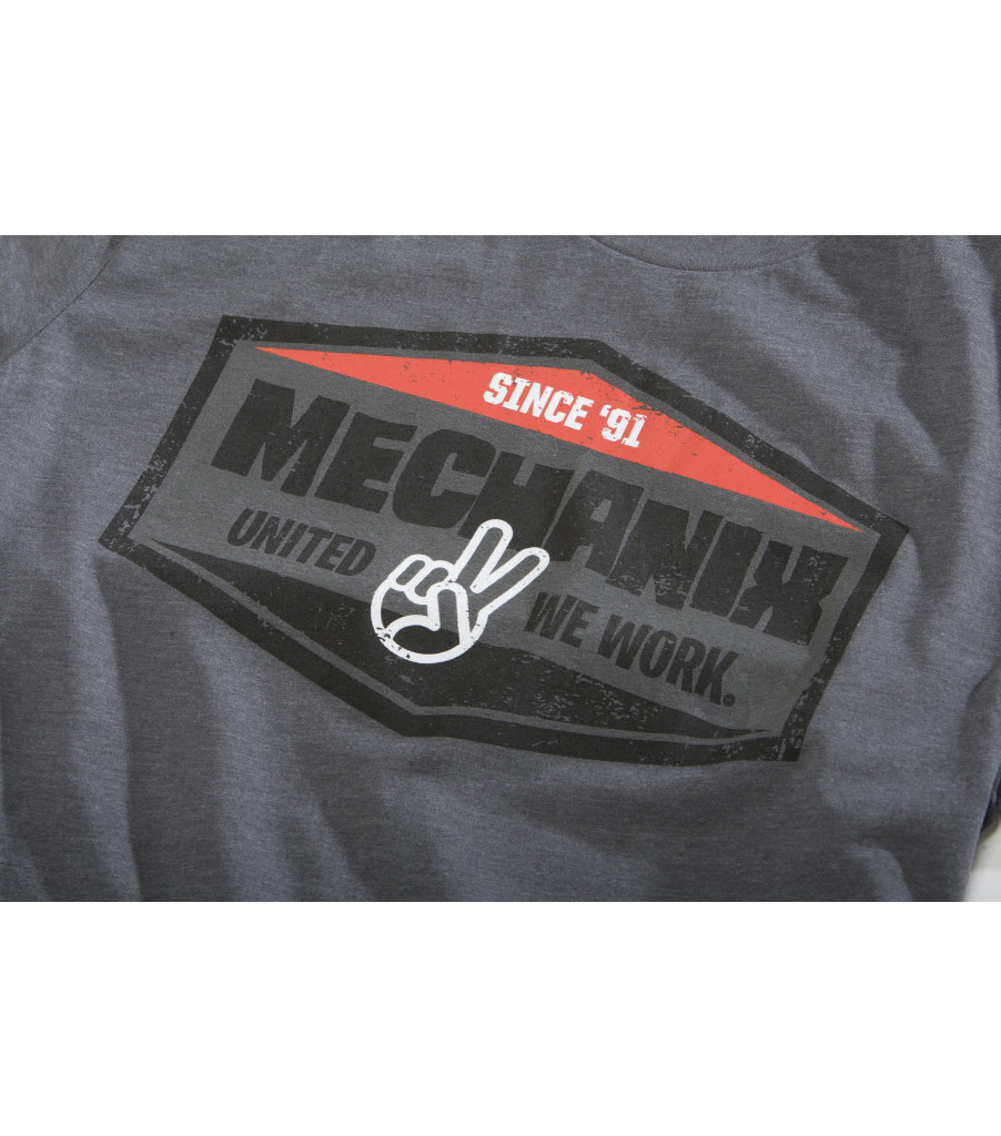 Mechanix Clutch T-Shirt Grey | RNHR4613