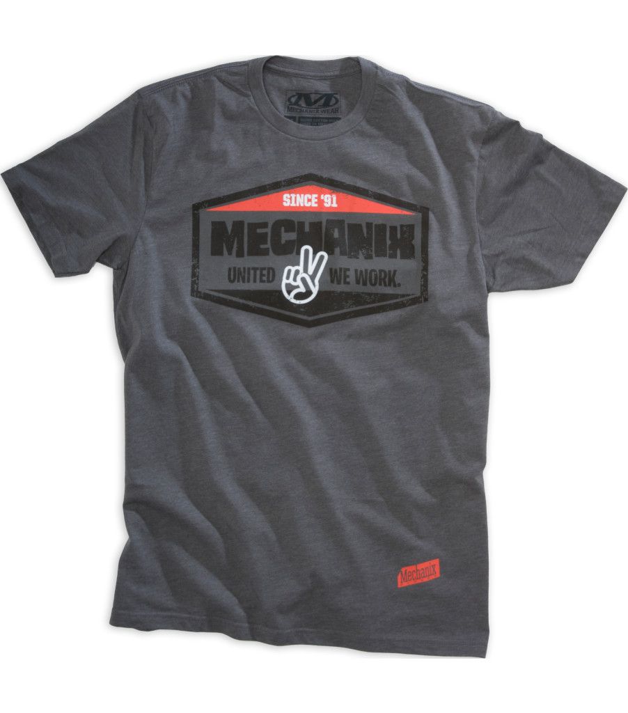 Mechanix Clutch T-Shirt Grey | RNHR4613