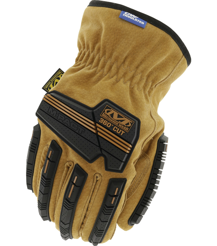 Mechanix Coldwork™ Leather M-Pact Driver E5-360 Brown / Black | XFNN3802