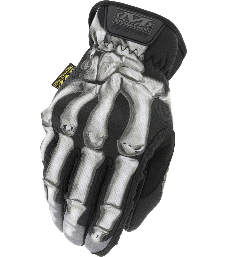 Mechanix FastFit® Graphx™ Series - Skeleton Bones Black | WHMN3616