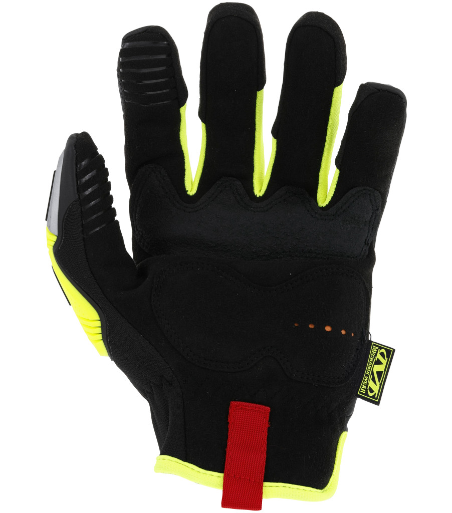 Mechanix Hi-Viz M-Pact® Open Cuff D5 Fluorescent Yellow | WRLQ7694