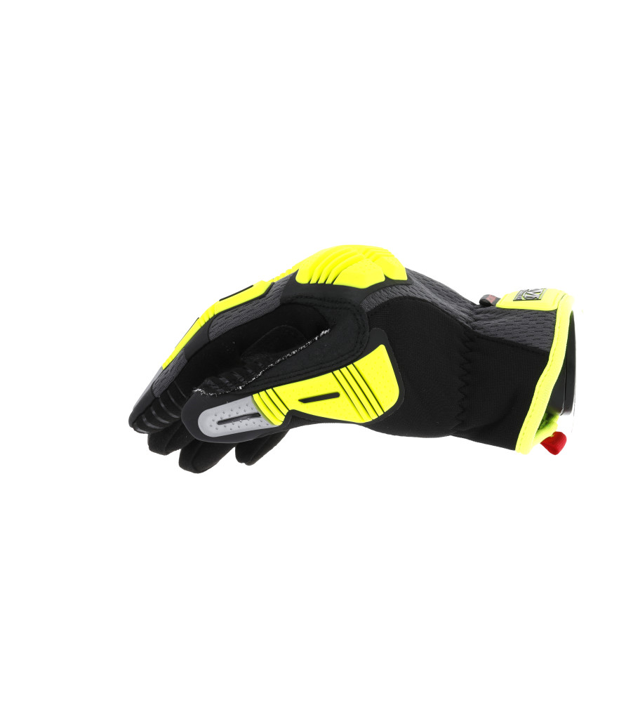 Mechanix Hi-Viz M-Pact® Open Cuff D5 Fluorescent Yellow | WRLQ7694