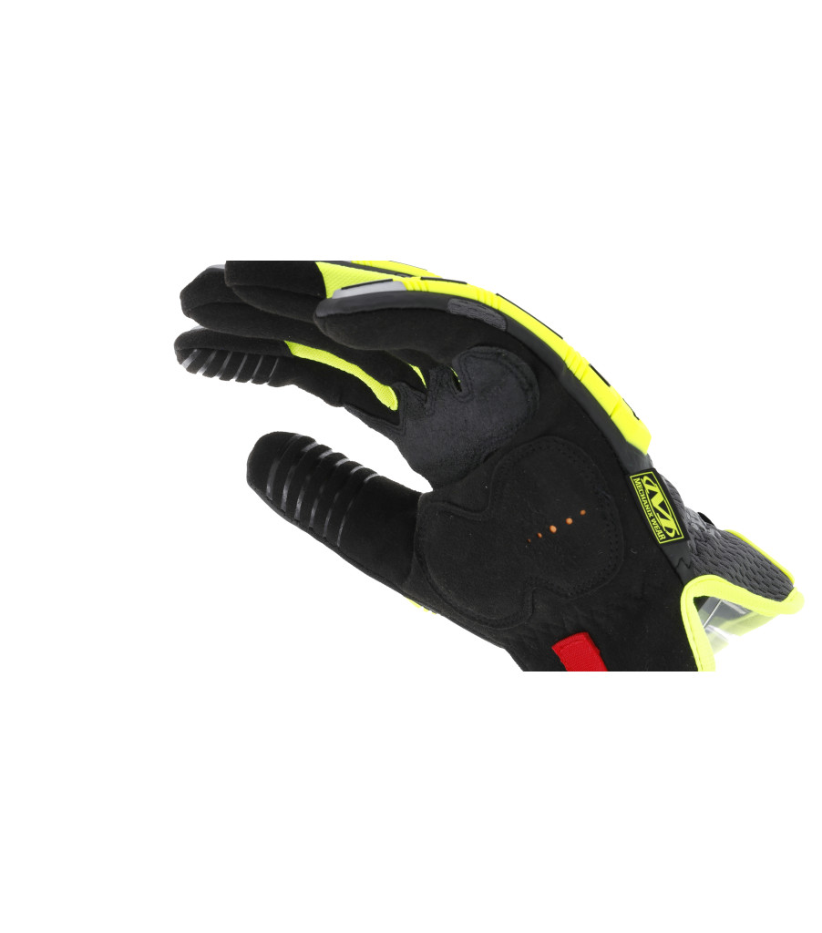 Mechanix Hi-Viz M-Pact® Open Cuff D5 Fluorescent Yellow | WRLQ7694