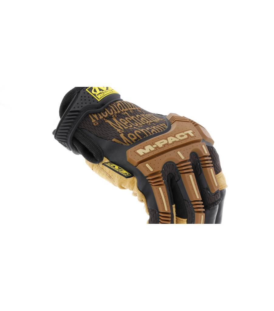 Mechanix Leather M-Pact® Fingerless Framer Brown | ELVV0157