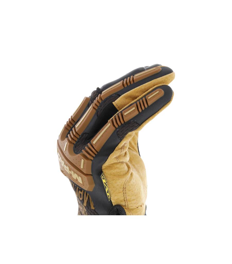 Mechanix Leather M-Pact® Fingerless Framer Brown | ELVV0157