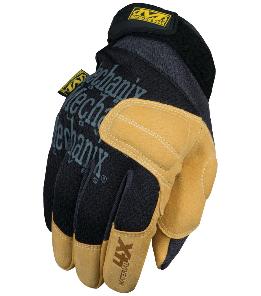 Mechanix Material4X® Padded Palm Black | PQZV7628