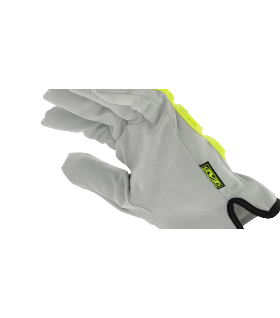 Mechanix Max Cut™ Leather M-Pact® F9-360 Fluorescent Yellow | YZXN5798