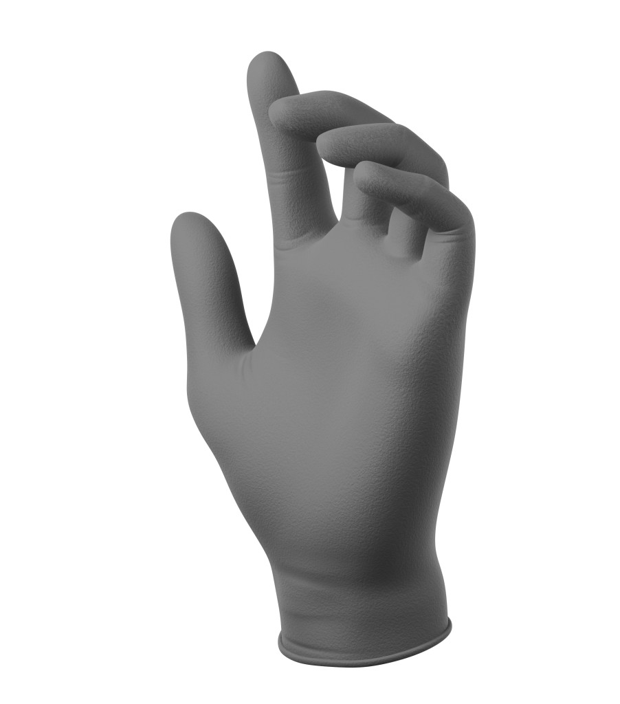 Mechanix Nickelbacks: 6 Mil Sweat-Absorbing Nitrile Gloves (Pack of 50) Grey | JESR3640