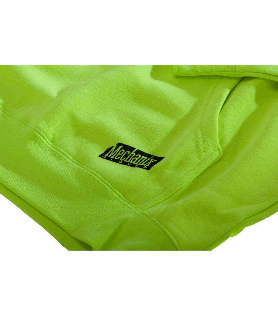 Mechanix Pullover Hoodie Safety Yellow Fluorescent Yellow | VBJO2876