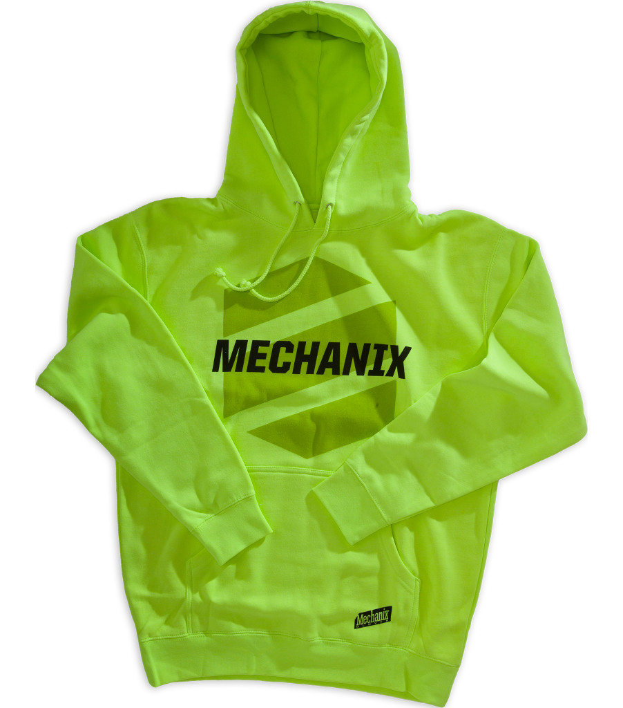 Mechanix Pullover Hoodie Safety Yellow Fluorescent Yellow | VBJO2876