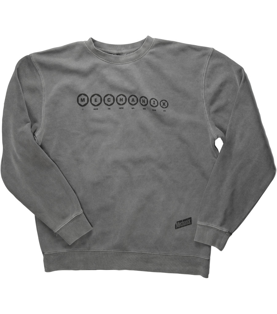 Mechanix Socket Crew Sweatshirt Grey | DNJD0896