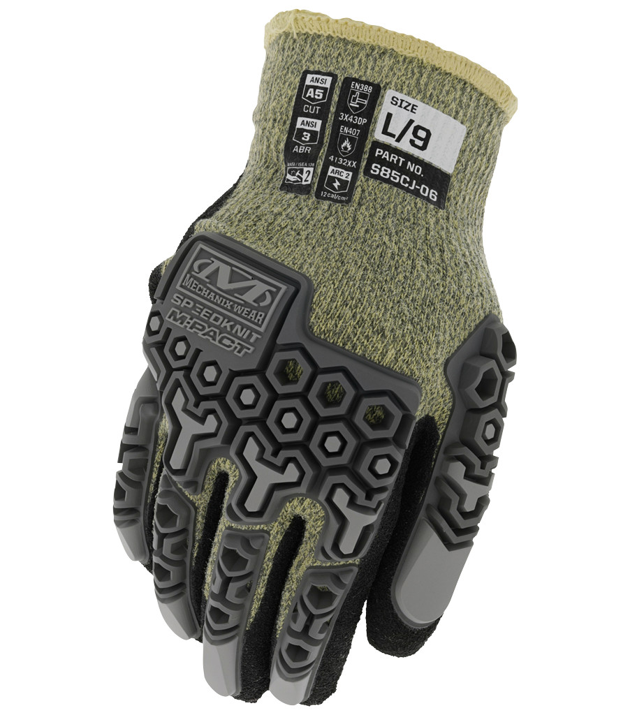 Mechanix SpeedKnit™ M-Pact® Arc Flash S85CJ06 Green | FYPW3927