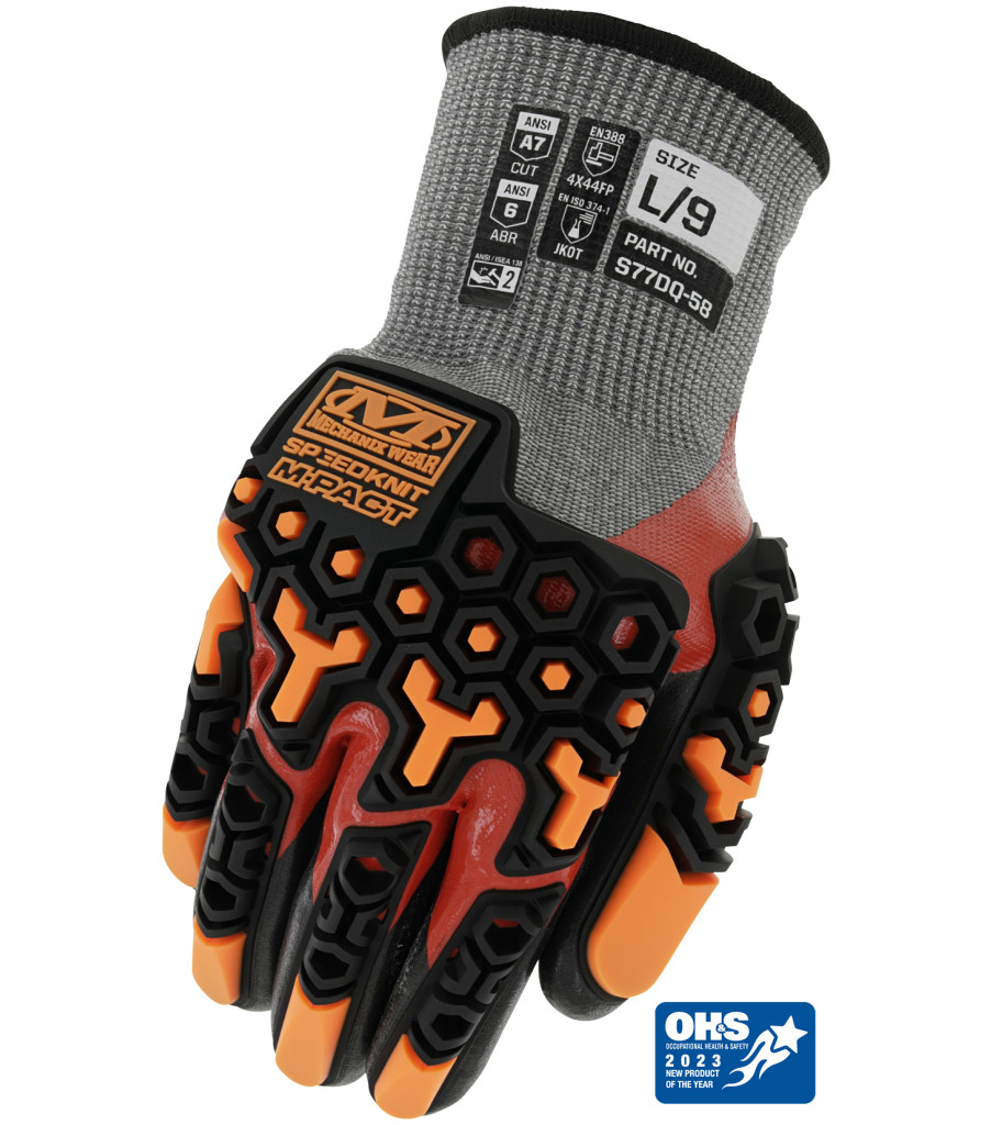 Mechanix SpeedKnit™ M-Pact® Chemical S77DQ58 Red | OSVM5933