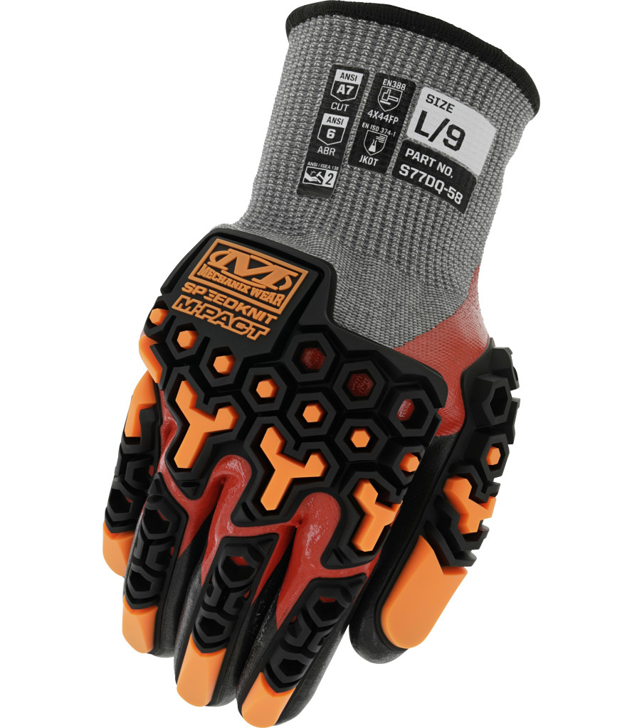 Mechanix SpeedKnit™ M-Pact® Chemical S77DQ58 Red | OSVM5933