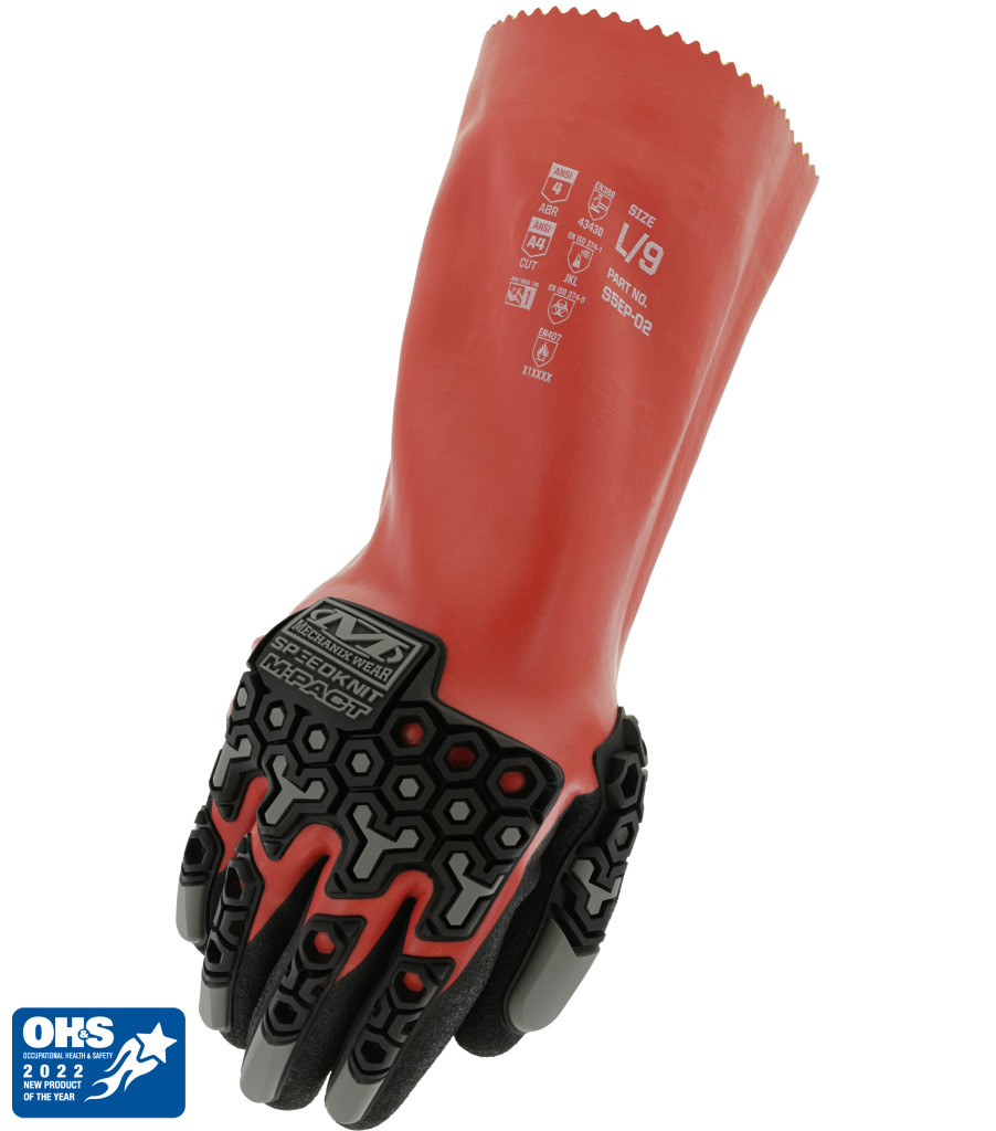 Mechanix SpeedKnit™ M-Pact® Chemical S5EP02 Red | WMQK4713