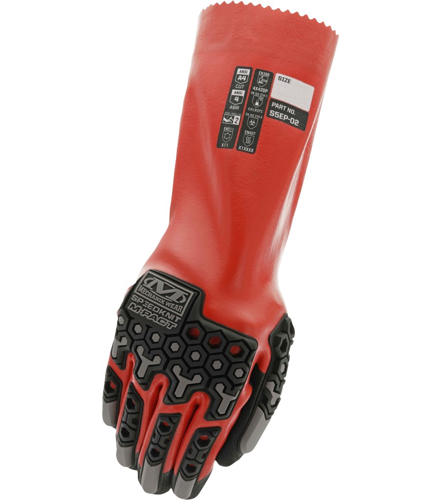 Mechanix SpeedKnit™ M-Pact® Chemical S5EP02 Red | WMQK4713