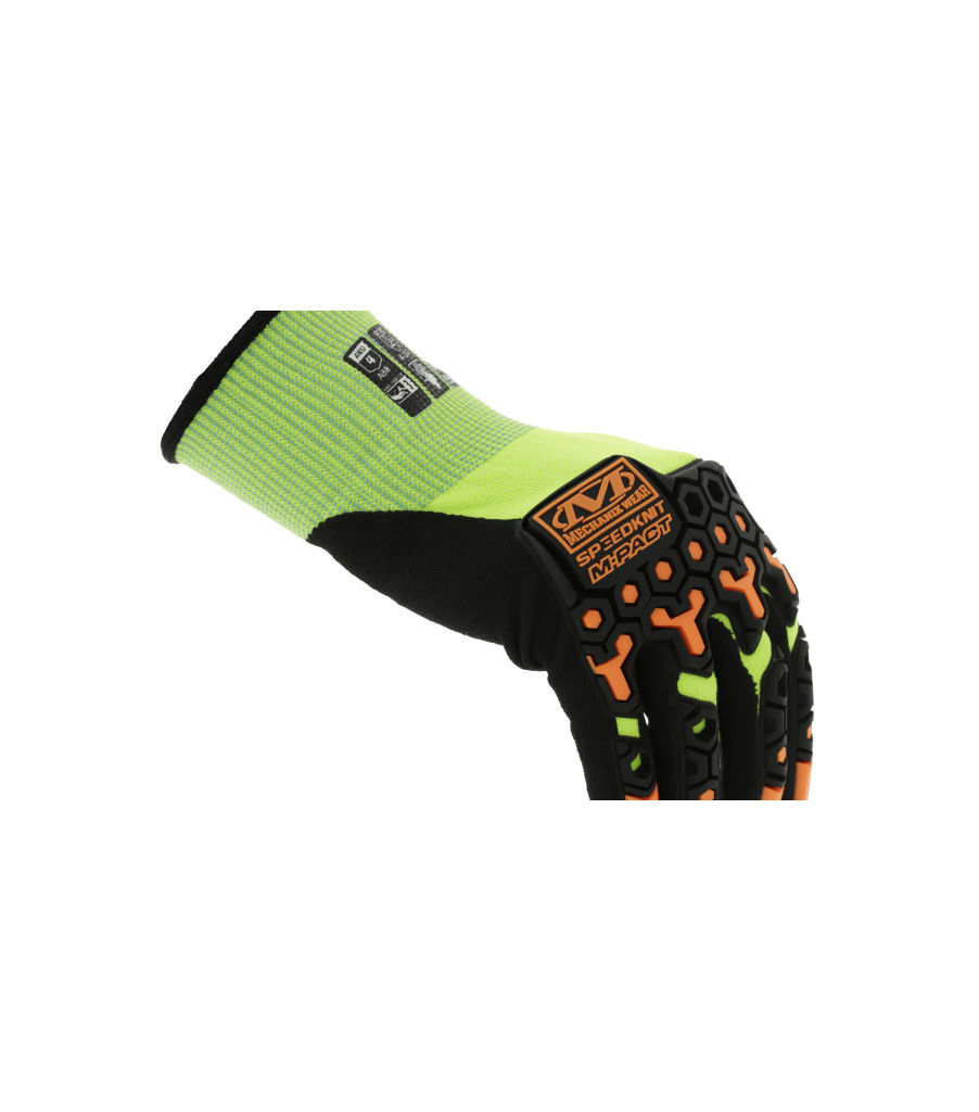 Mechanix SpeedKnit™ M-Pact® Hi-Viz S5DP91 Fluorescent Yellow | TAOK6788