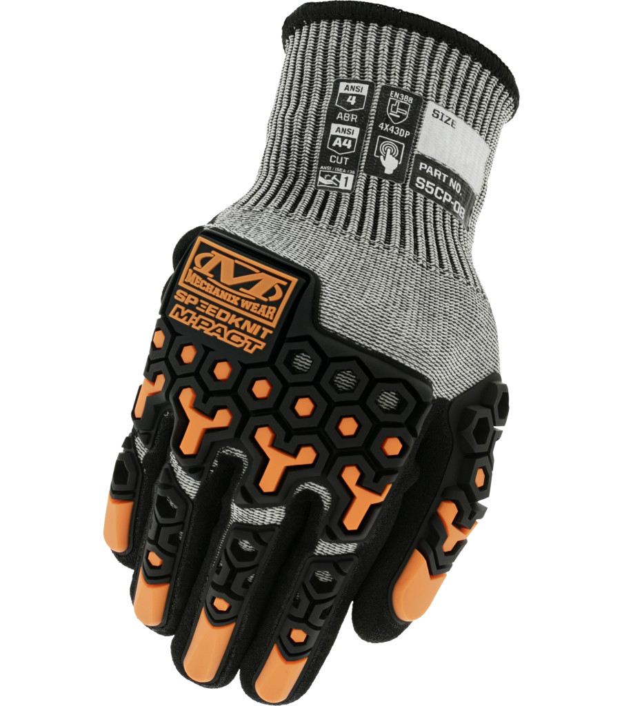 Mechanix SpeedKnit™ M-Pact® S5CP08 Grey | YHHK3238