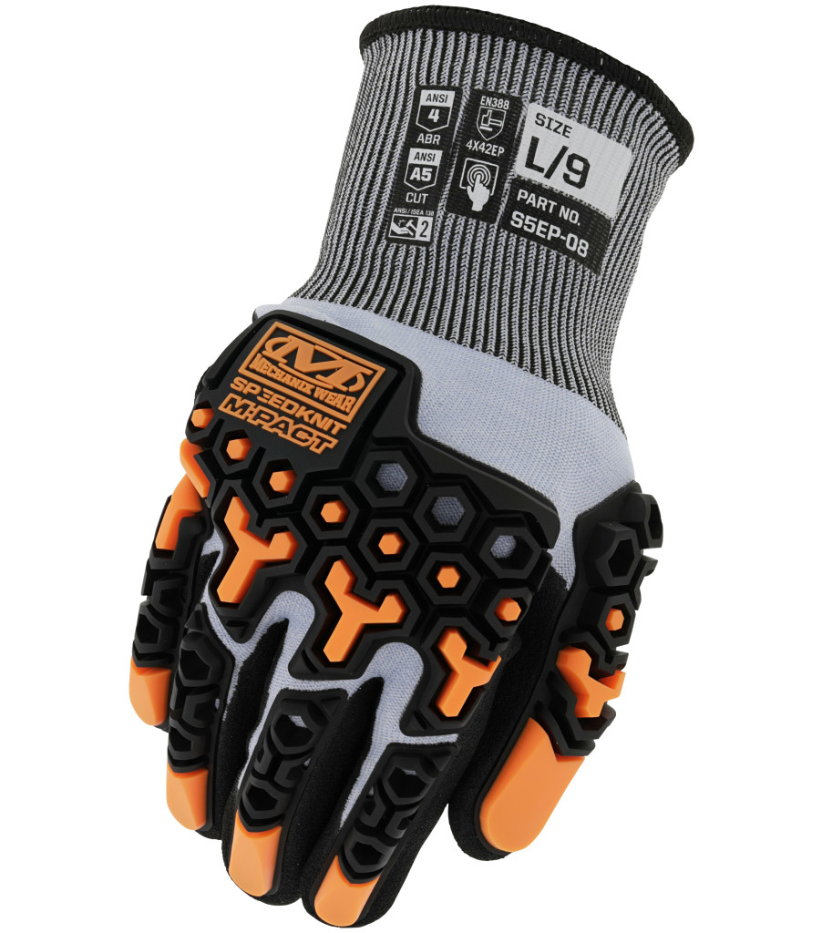 Mechanix SpeedKnit™ M-Pact® S5EP08 Grey | CAMC8094