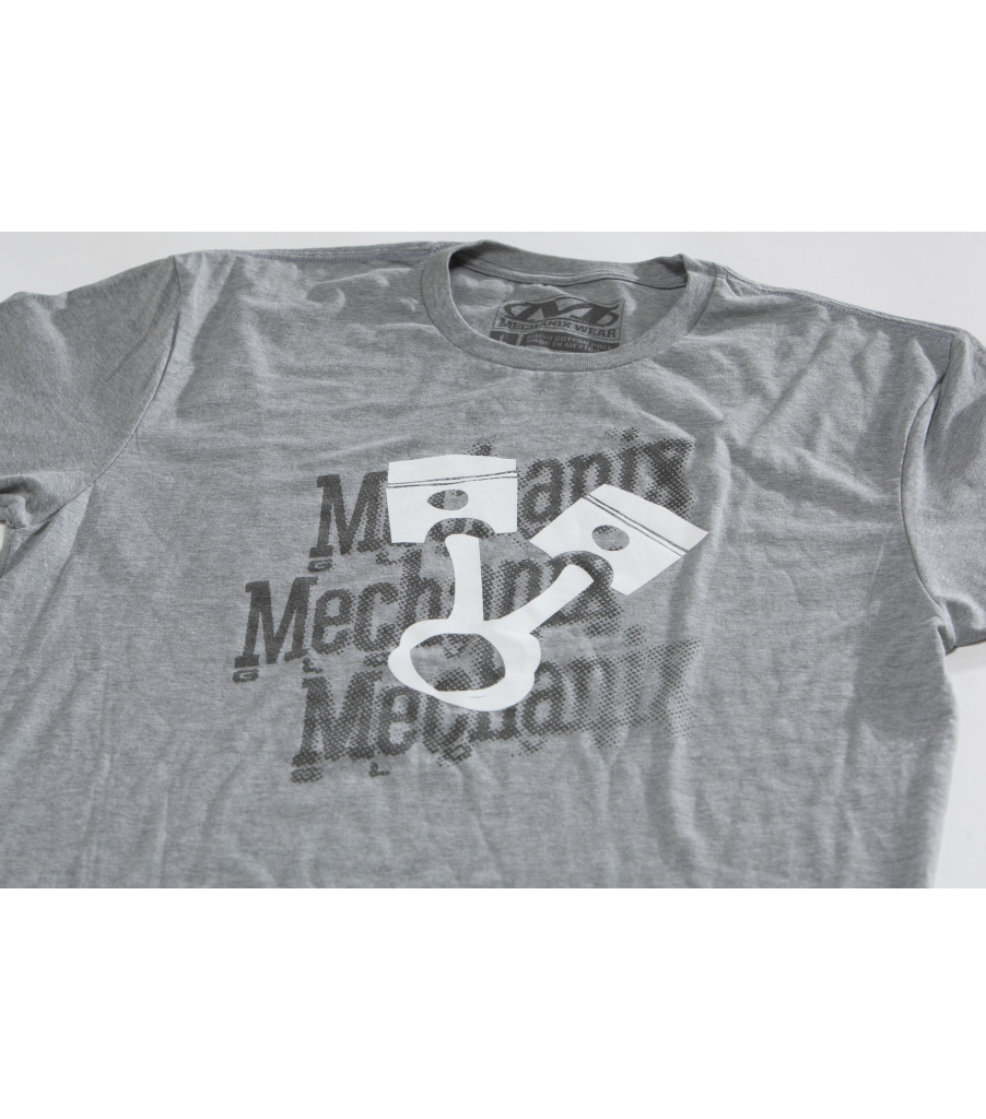 Mechanix V8 T-Shirt Heathered Grey Grey | DYBE3084