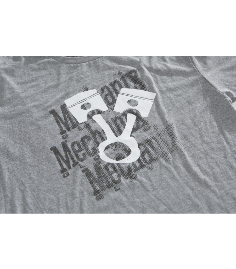 Mechanix V8 T-Shirt Heathered Grey Grey | DYBE3084