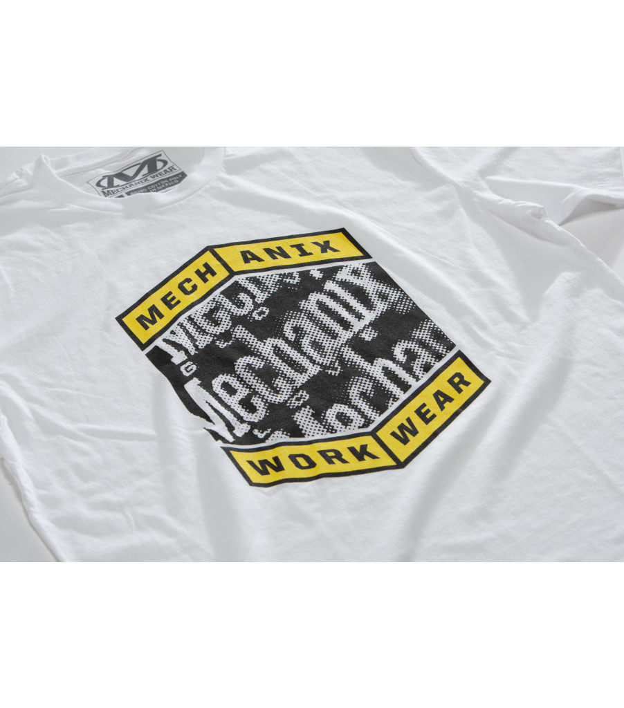 Mechanix Workwear T-Shirt White | PUDN4329